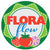flora-flow logo-a medalion with strawberry, tomato, and zinia