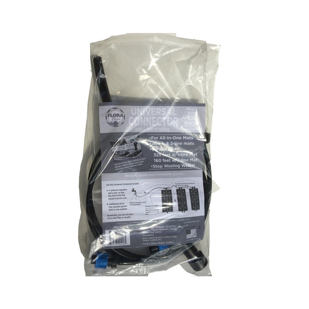 Connectors And Accessories - Universal Connector For Simple One- And Two-line Drip Irrigation Water Supply