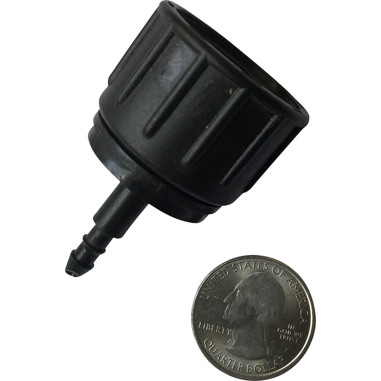 Female Hose Thread (FHT) to 0.17"ID Tubing Adapter includes swivel