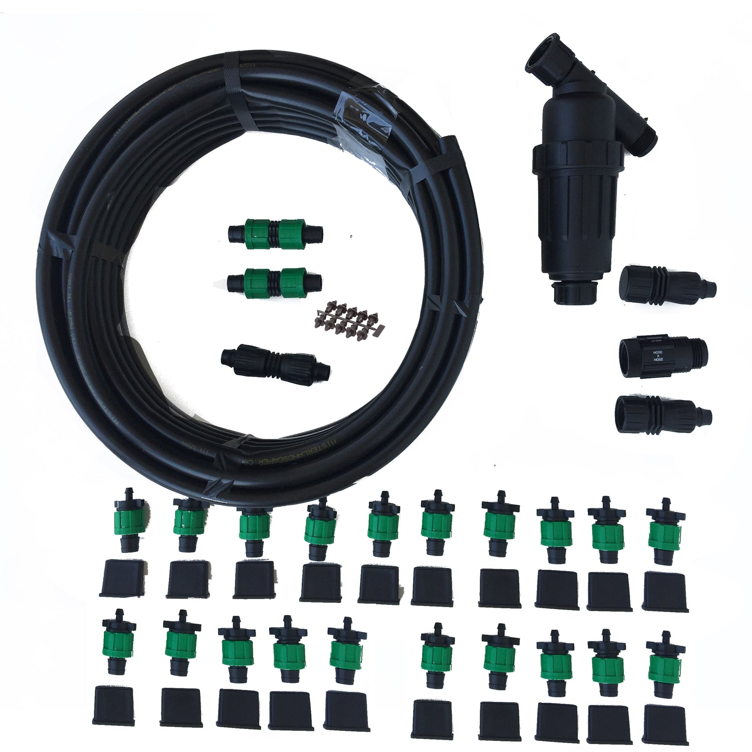 Mainline Water Supply Kits for 1, 2, 4, 10 and 20 Drip Lines