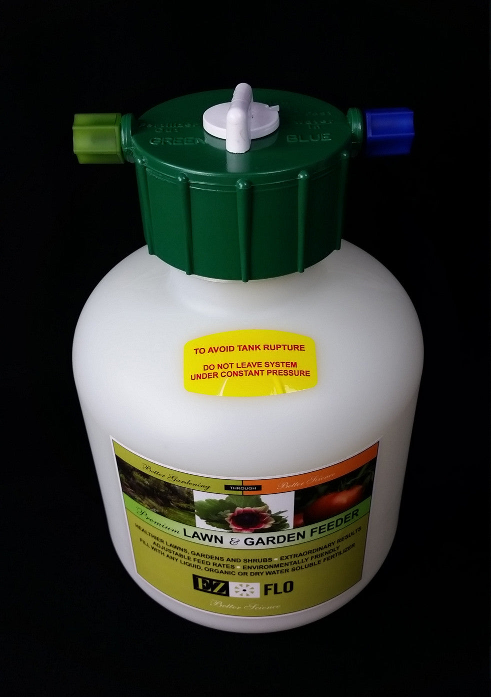 EZ-FLO Fertilizer Injectors in 3/4 Gallon and 2-Gallon Tank Size