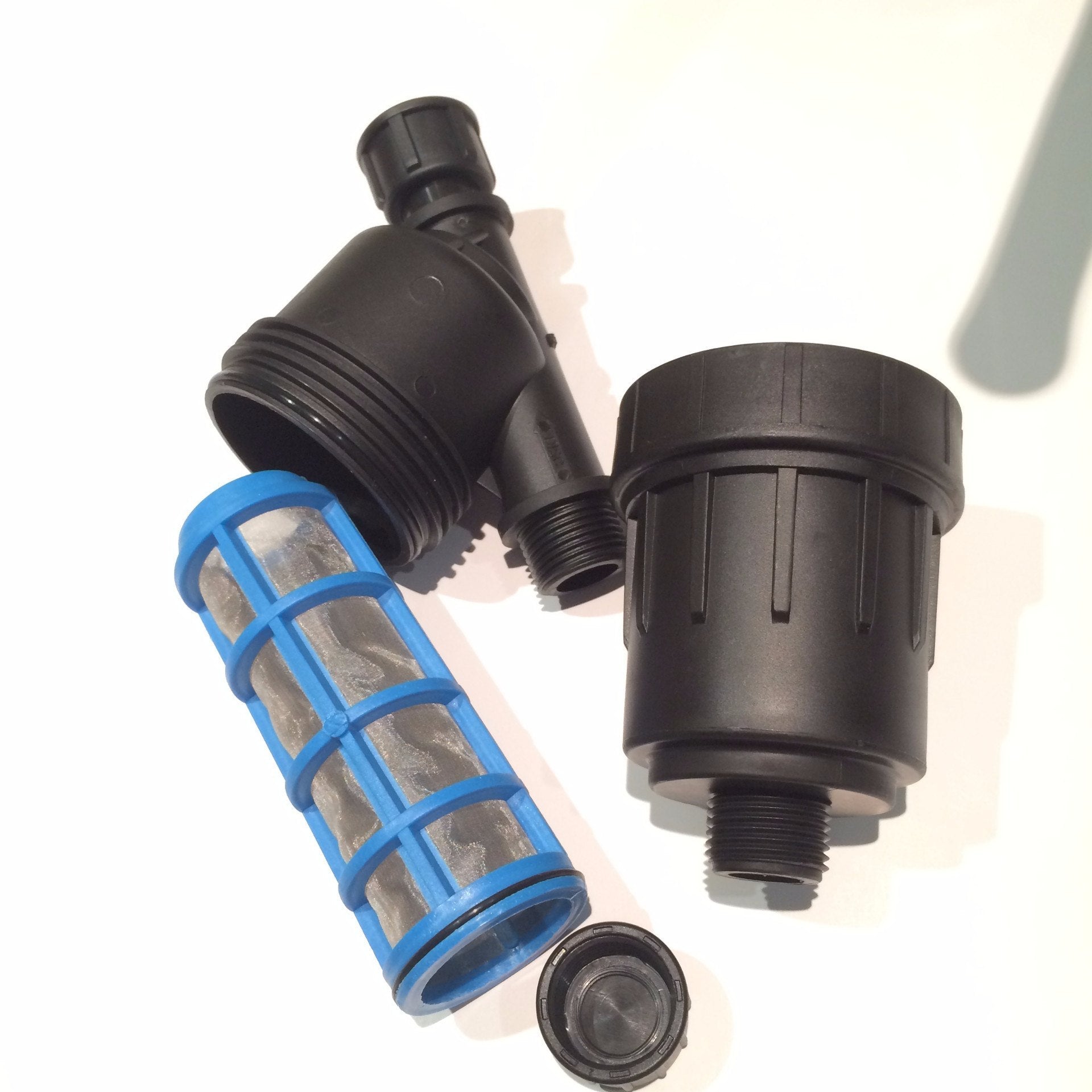 High-Volume Water Filter with Hose Fittings